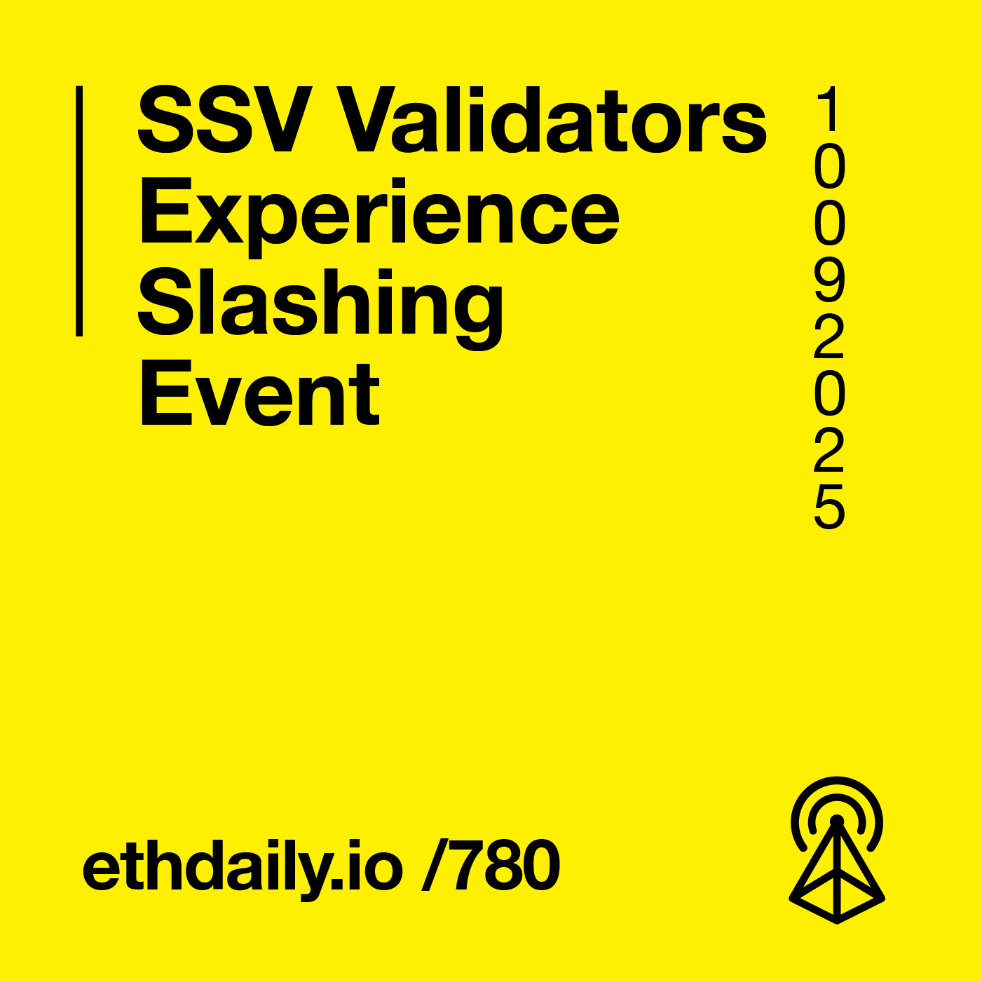 SSV Validators Experience Slashing Event
