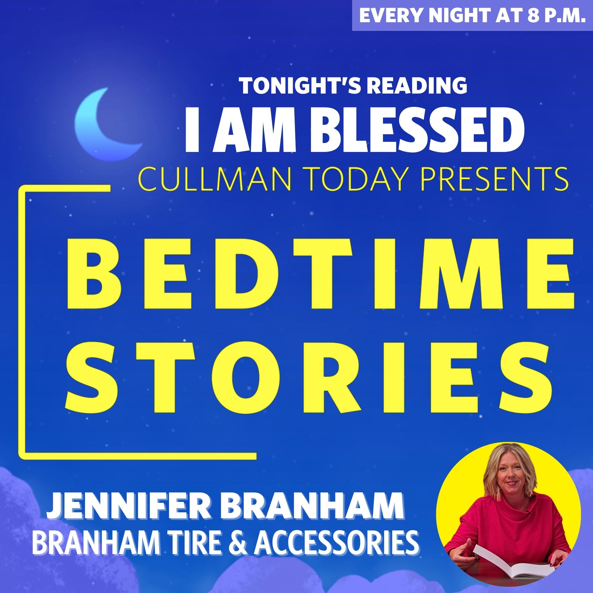 Bedtime Stories – Jennifer Branham reads I Am Blessed