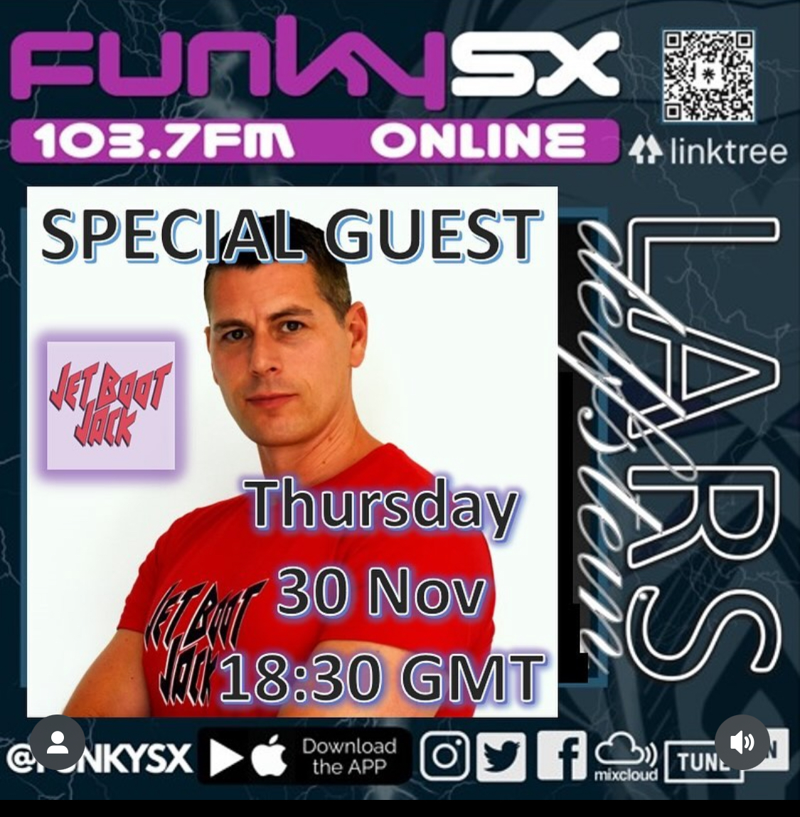 #143 : Jet Boot Jack and Lars do Funky - 30Nov23