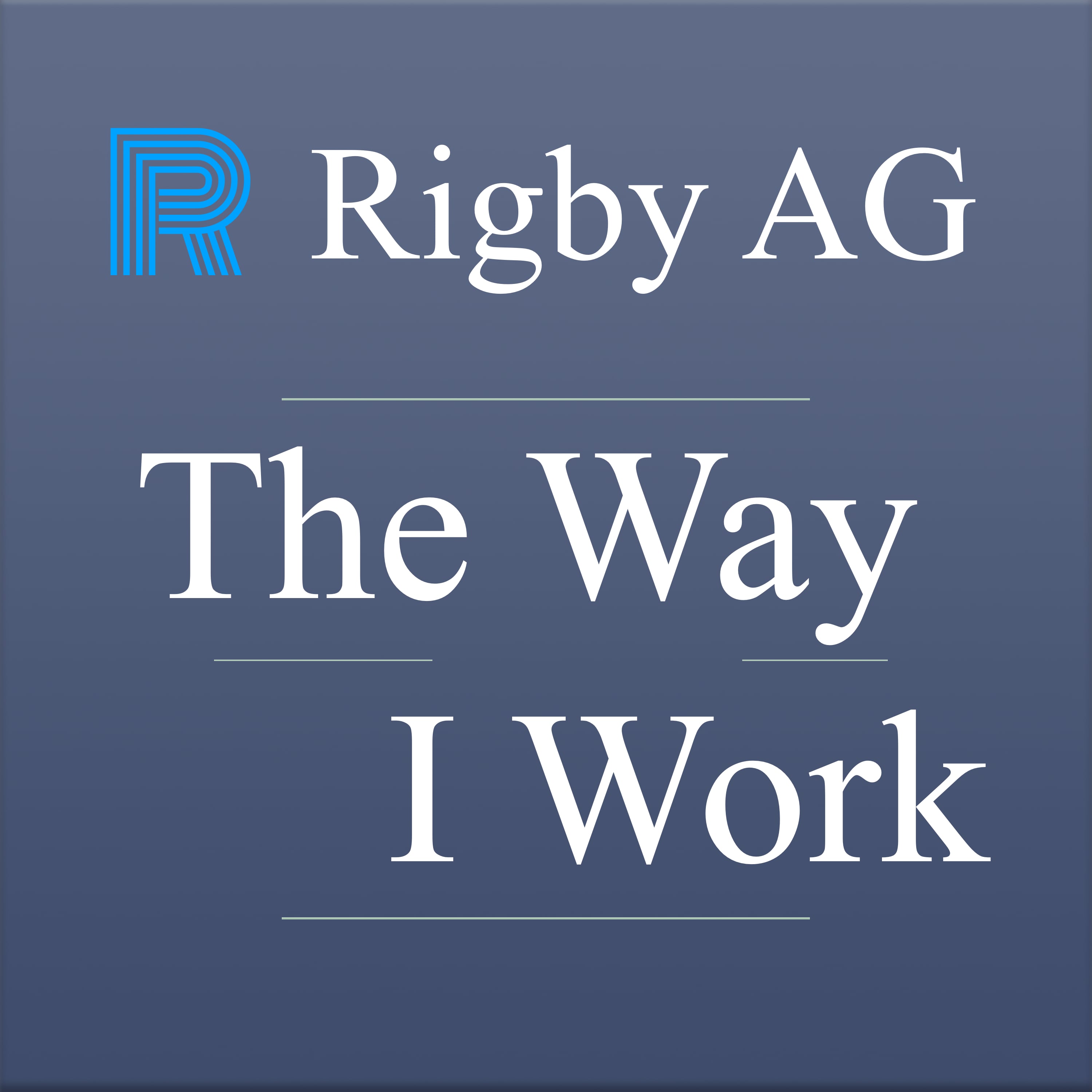 E3: Ronald-Peter Stöferle, The Way I Work