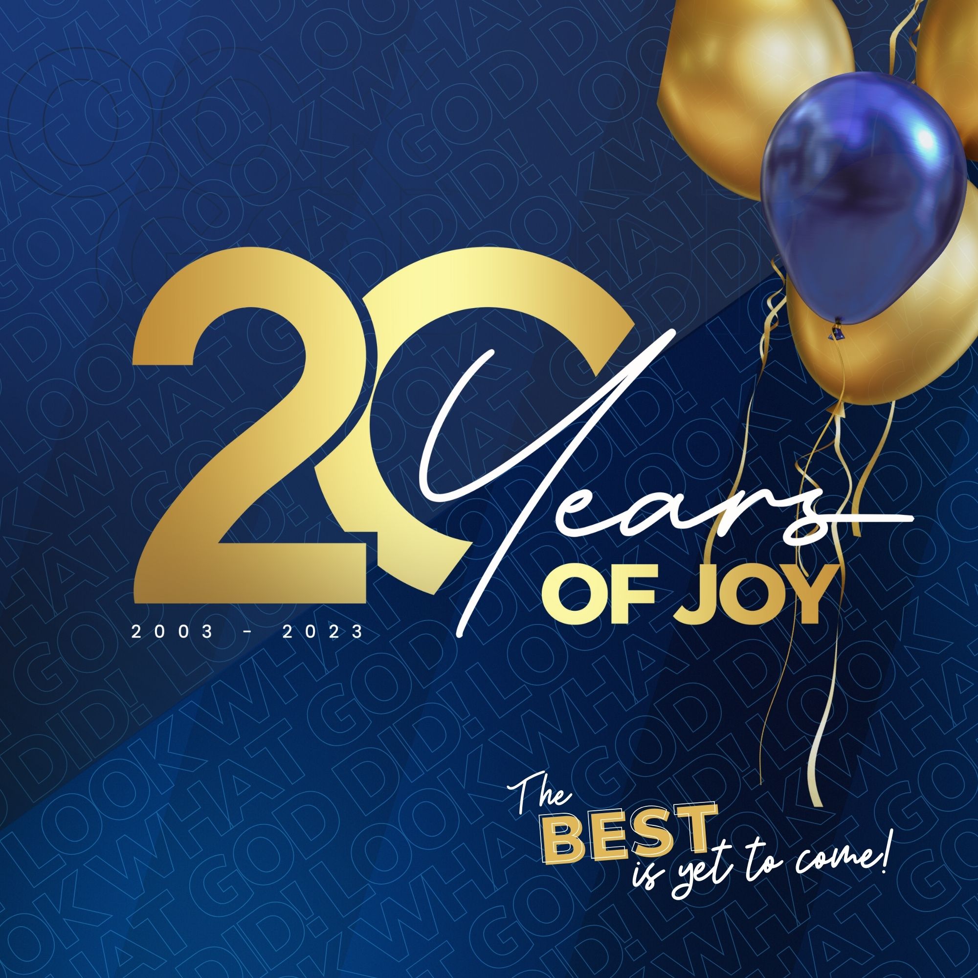 20 Years of Joy!
