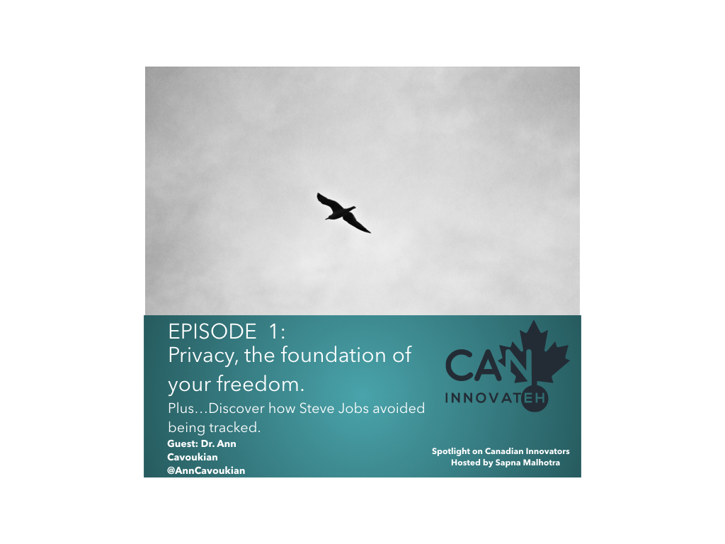 E01 PRIVACY, the foundation of your freedom with Dr. Ann Cavoukian