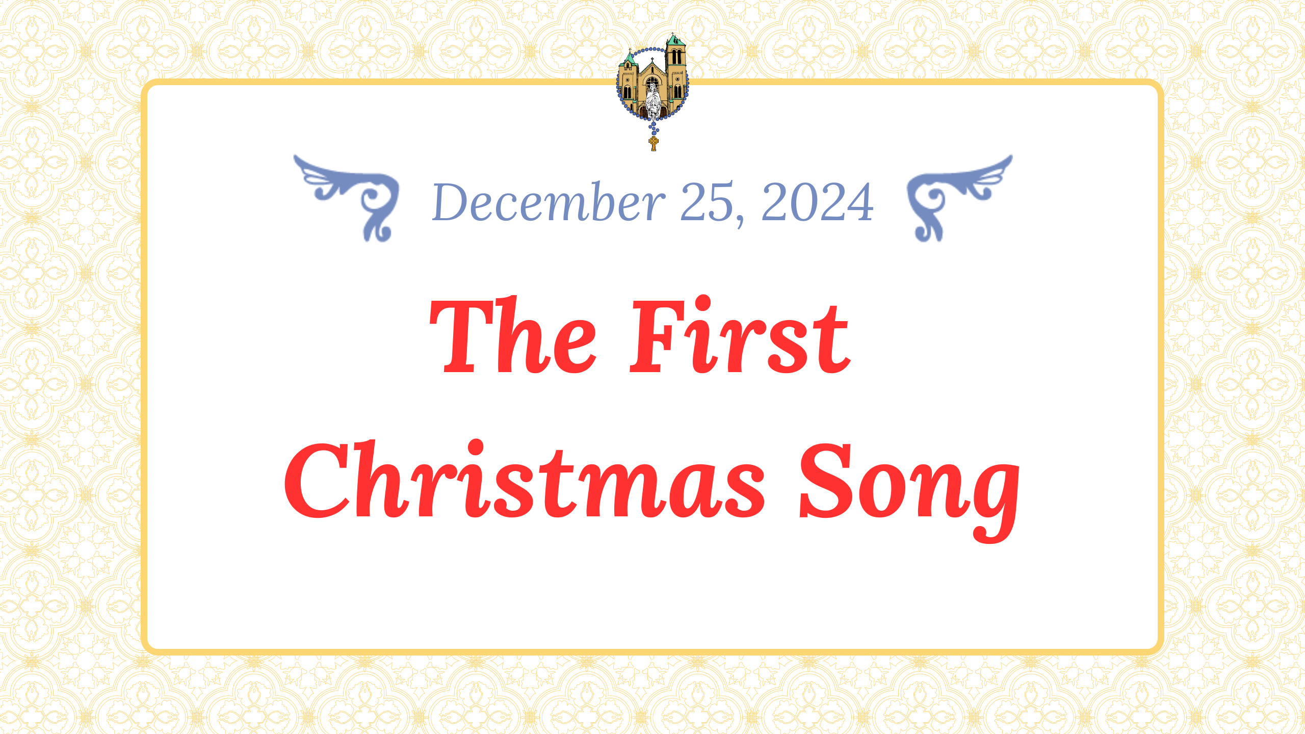 Dec 25 - The First Christmas Song
