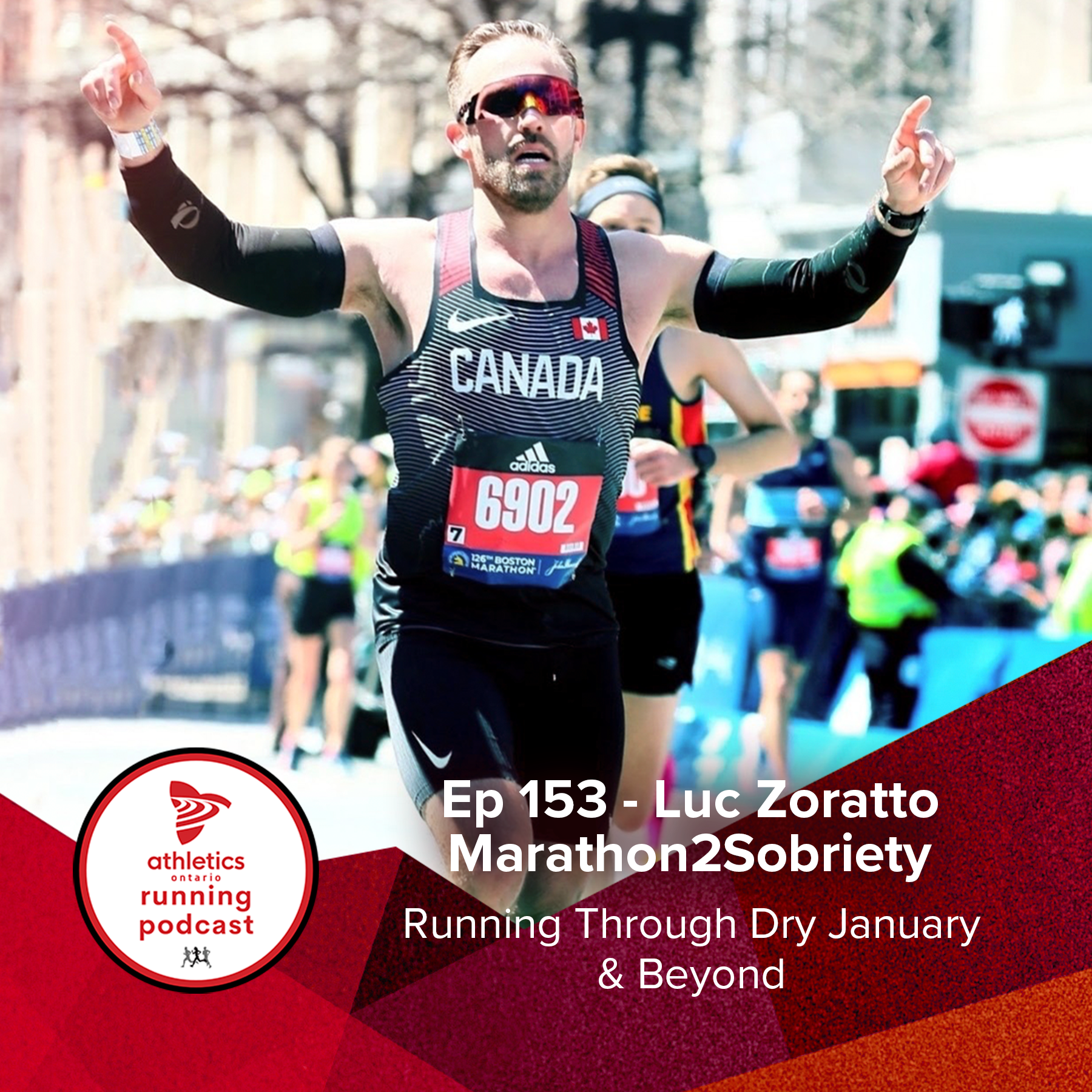 EP 153: Luc Zoratto of Marathon2Sobriety - Running through Dry January and Beyond