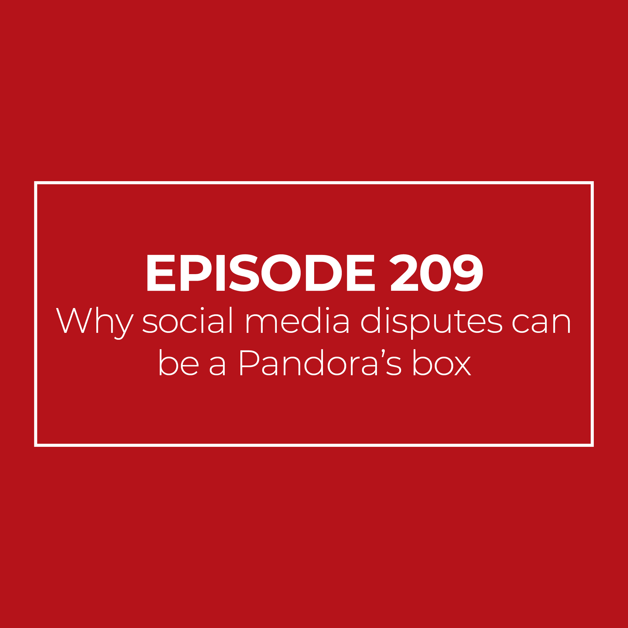 Why social media disputes can be a Pandora's box
