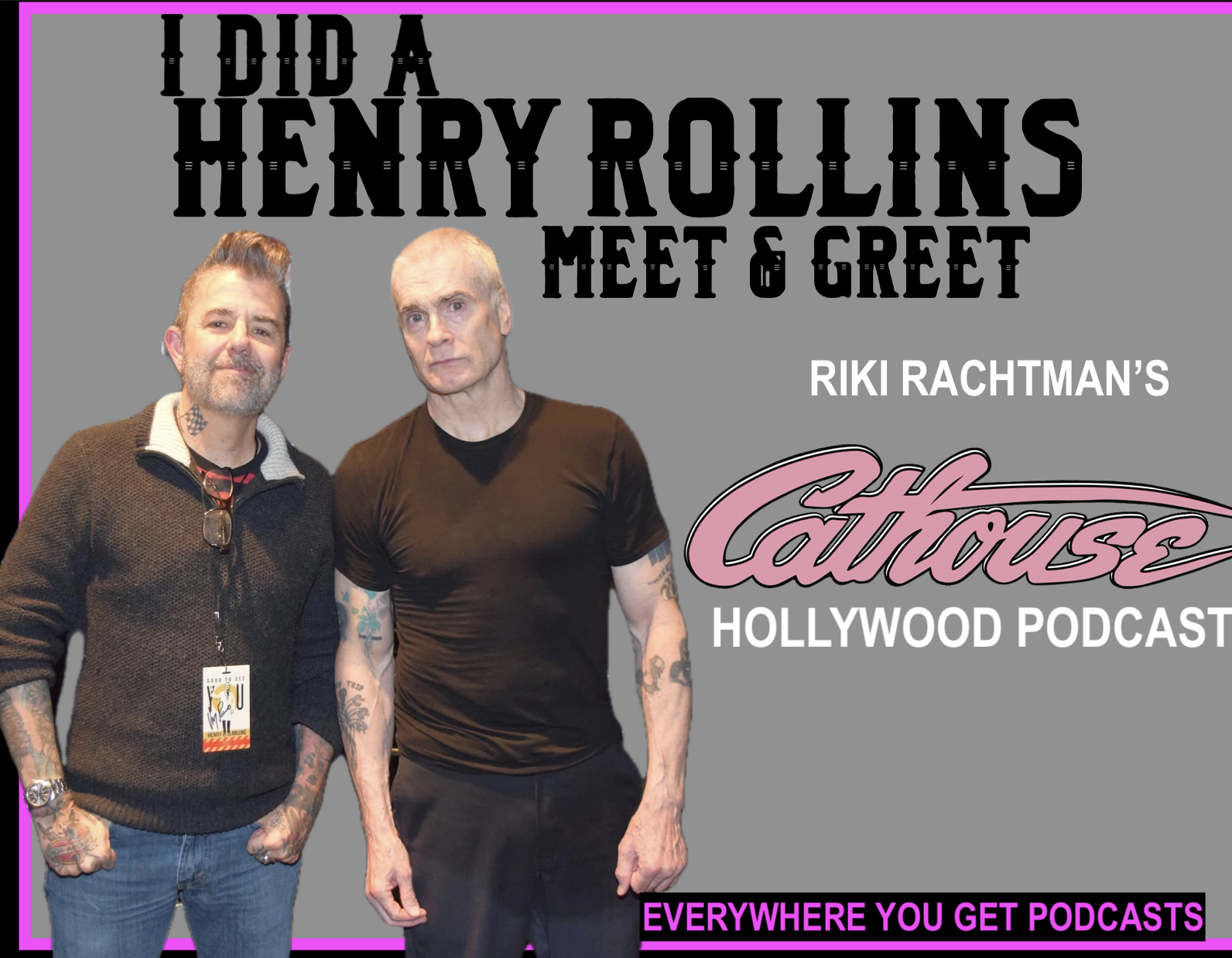 Riki Rachtman does the Henry Rollins Meet&Greet