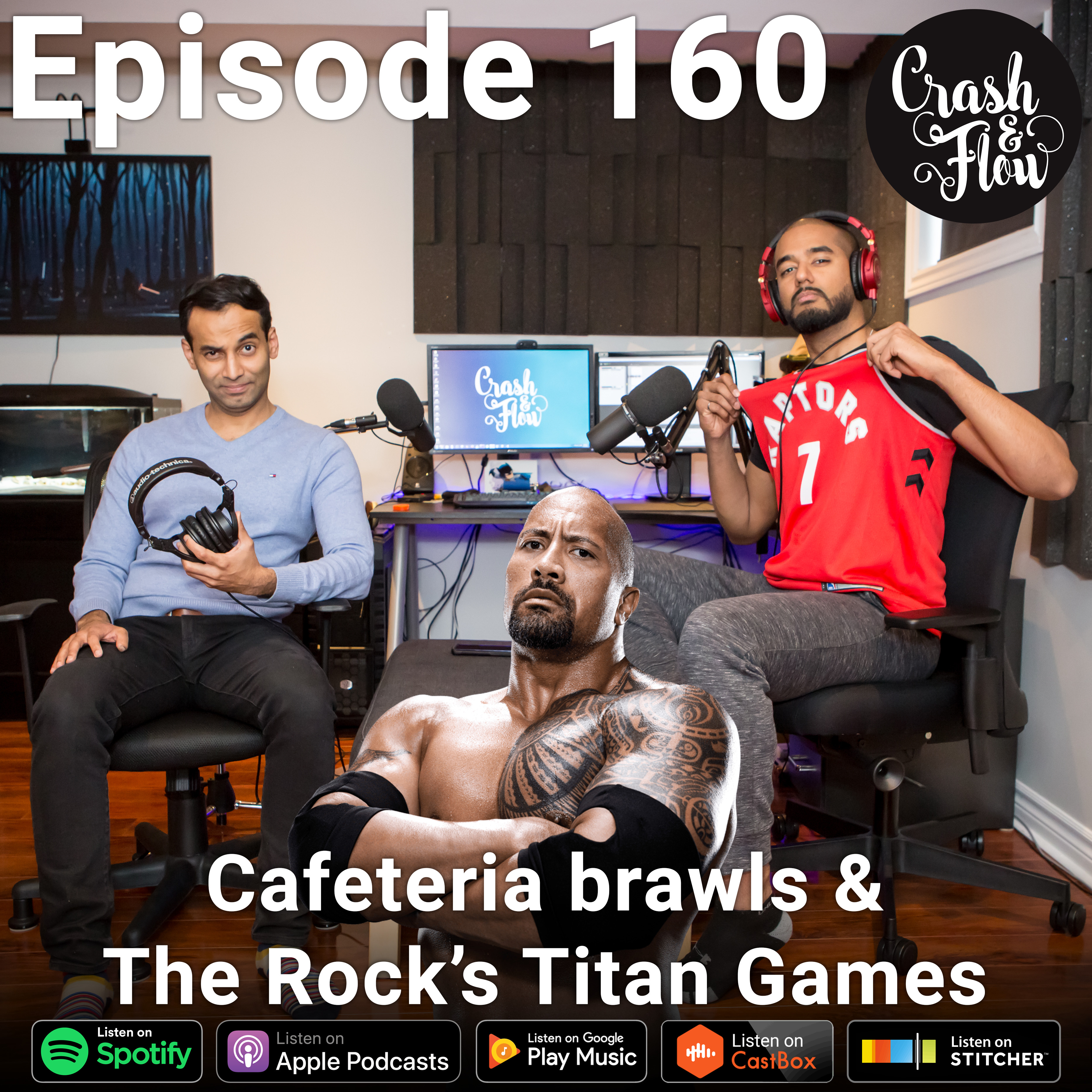 Episode 160 - Cafeteria brawls & The Rock's Titan Games episode artwork