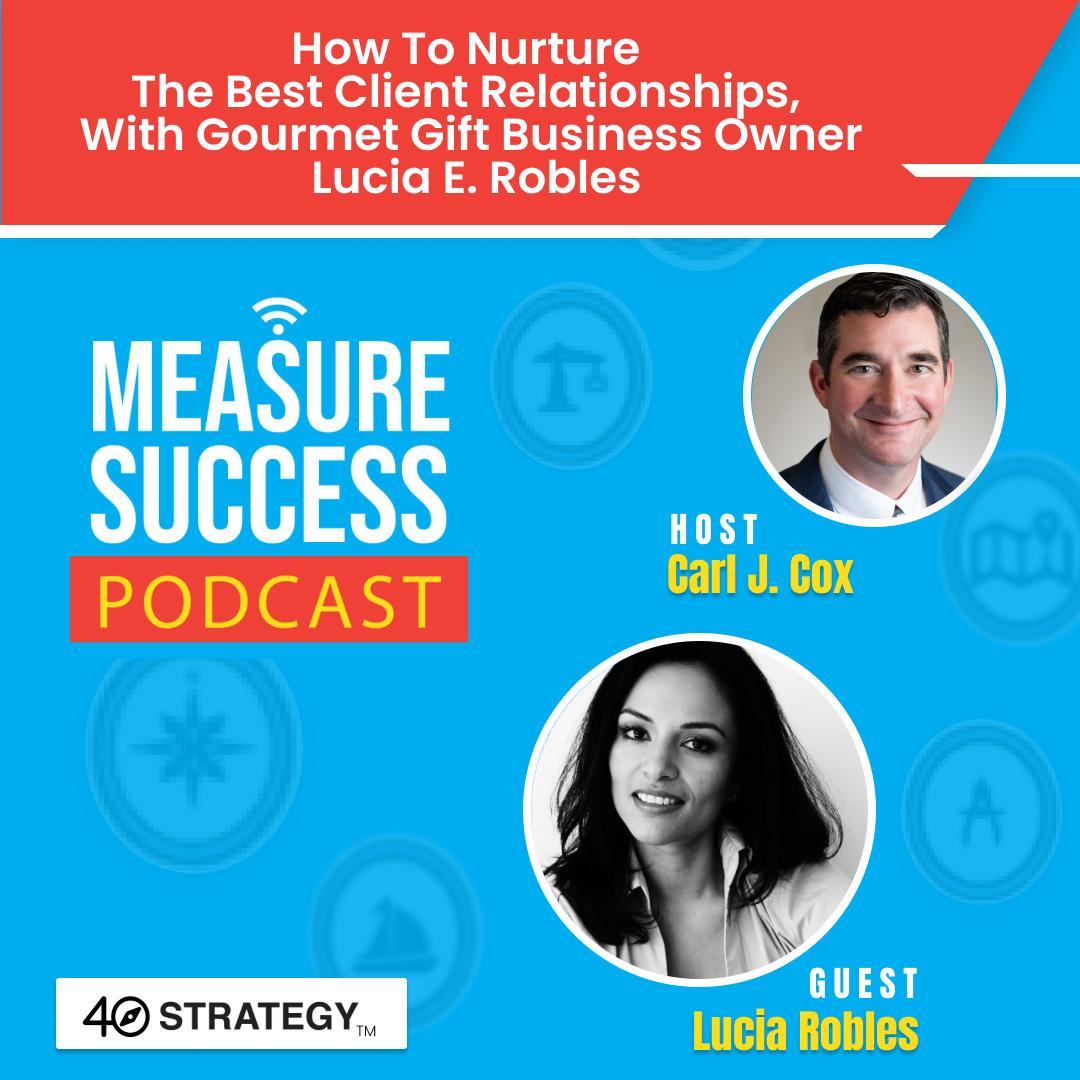 cover of episode How to nurture the best client relationships, with gourmet gift business owner Lucia E. Robles
