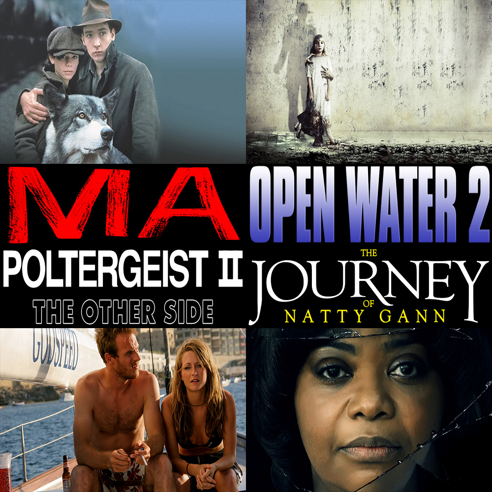 Week 162: (Ma (2019), Open Water 2: Adrift (2006), Poltergeist II: The Other Side (1986), The Journey of Natty Gann (1985))