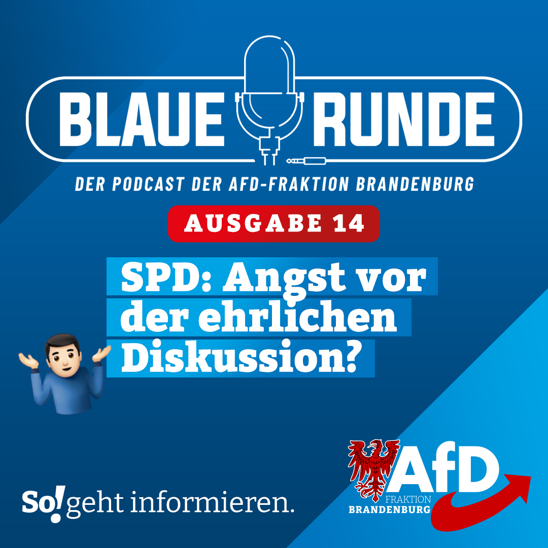Die Blaue Runde - der Podcast der AfD-Fraktion Brandenburg