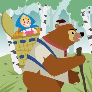 Masha and the Bear-Storytelling Podcast for Kids:E253