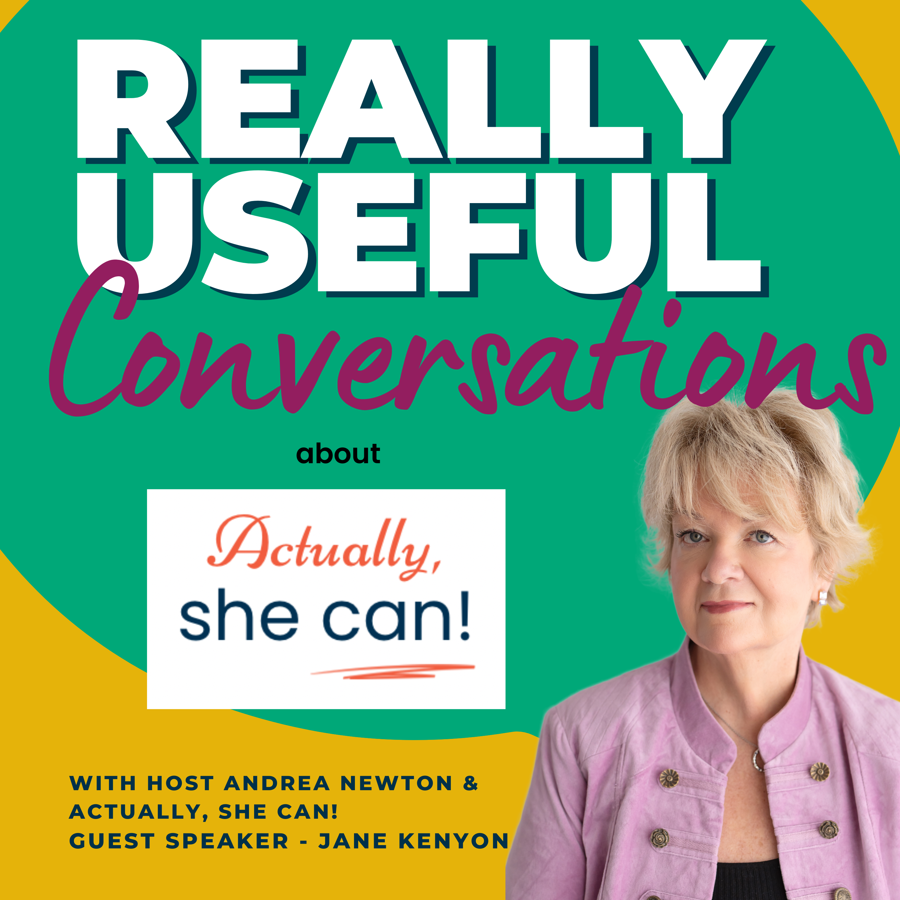 Stepping away from Superwoman and ditching the Little Miss Perfect badge - with Jane Kenyon for Actually, she can!