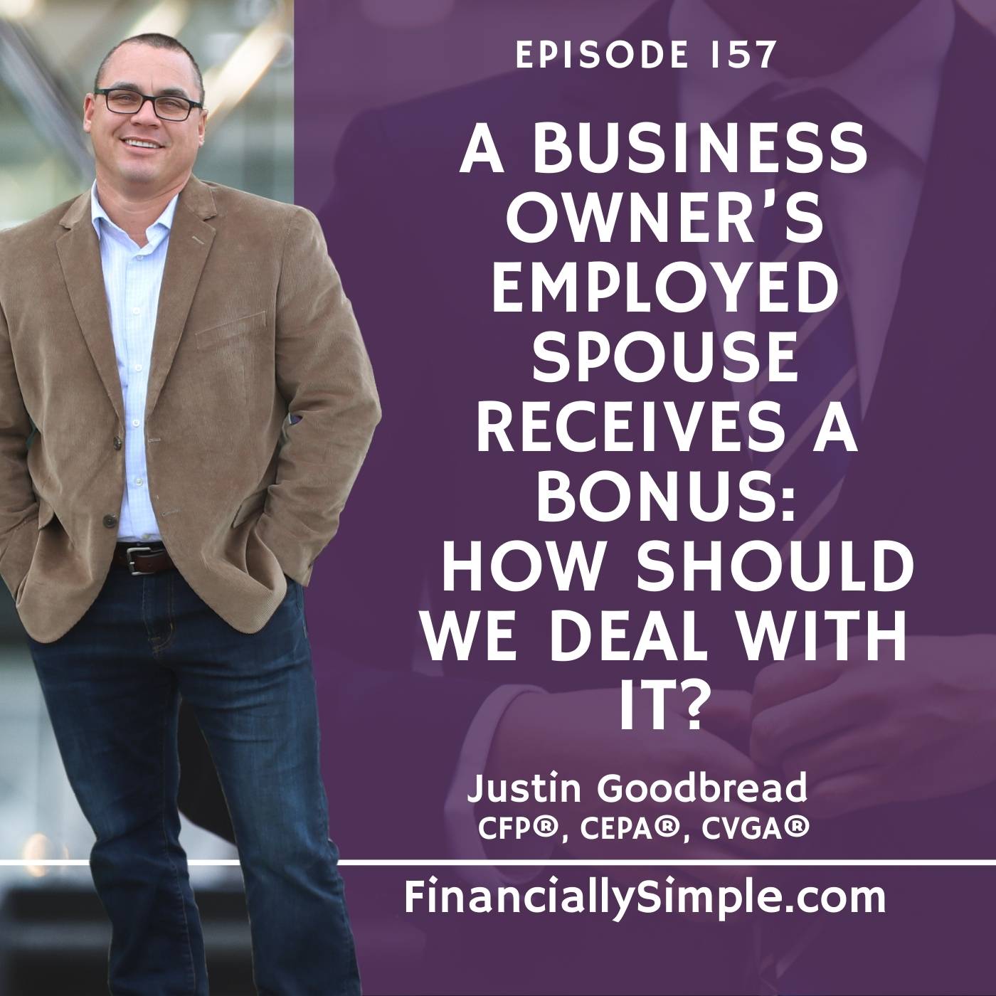 A Business Owner’s Employed Spouse Receives a Bonus: How Should We Deal With It?