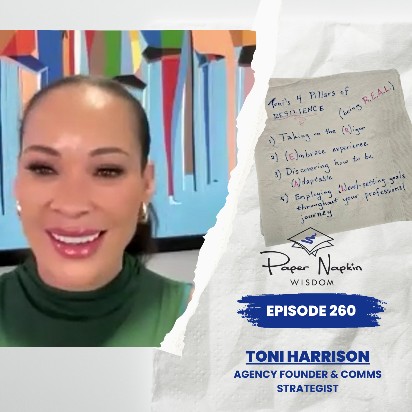 EP 260 - Toni Harrison on Building R.E.A.L. Resilience: How to Stay Grounded and Grow Through the Grind