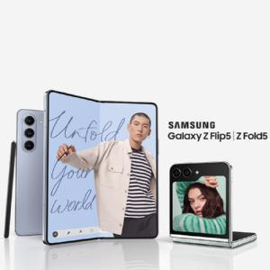 Galazy Z Flip 5 and Z Fold 5