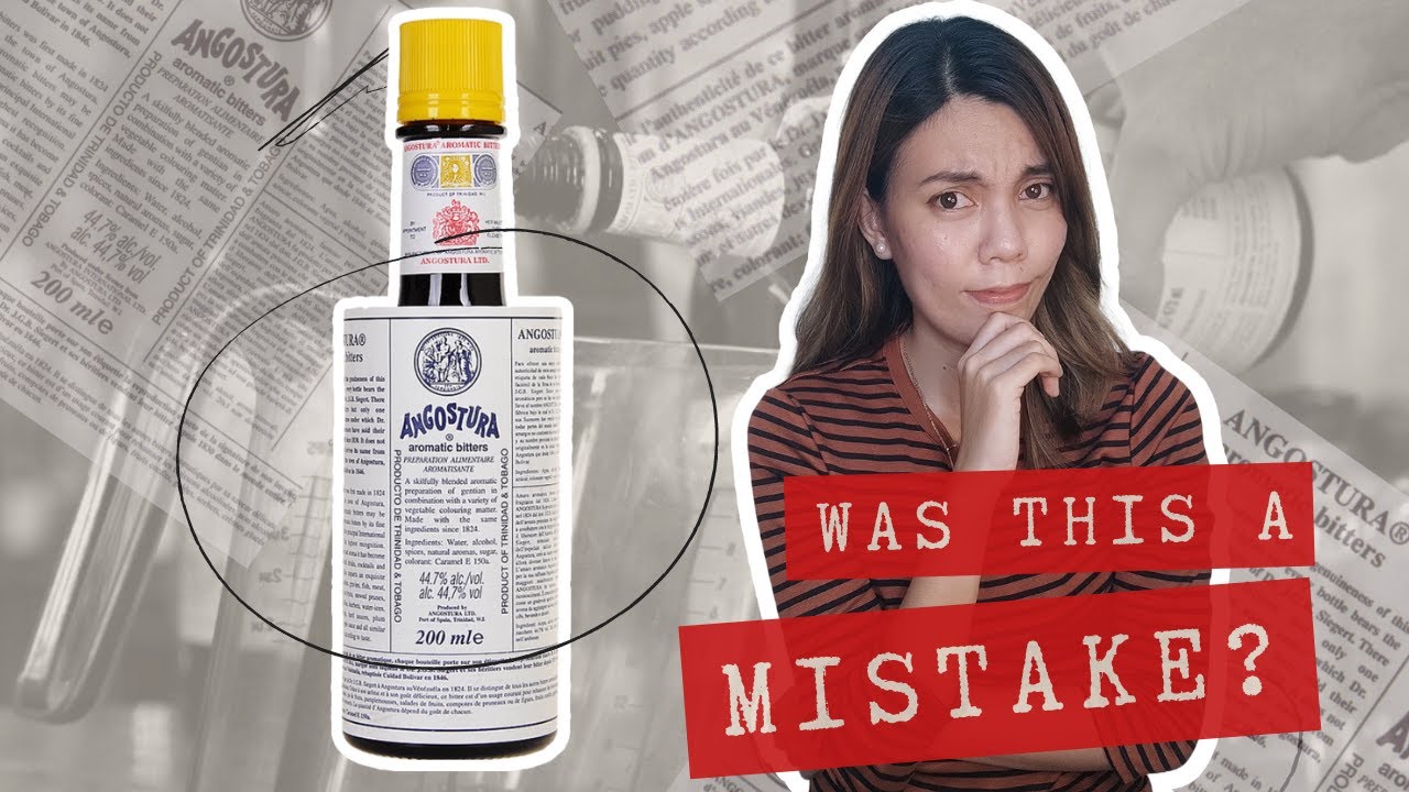 The Angostura Bitters Signature Label: Was it a Mistake?