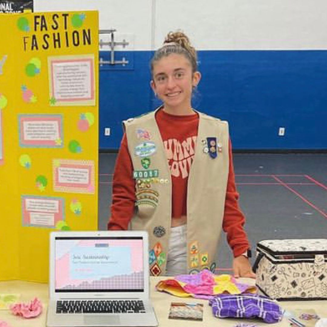 95: Bridget Lacerda - Sew Sustainably and Fast Fashion Girl Scout Gold Award Project