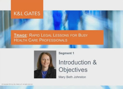 K&L Gates Triage: Introduction and Overview thumbnail