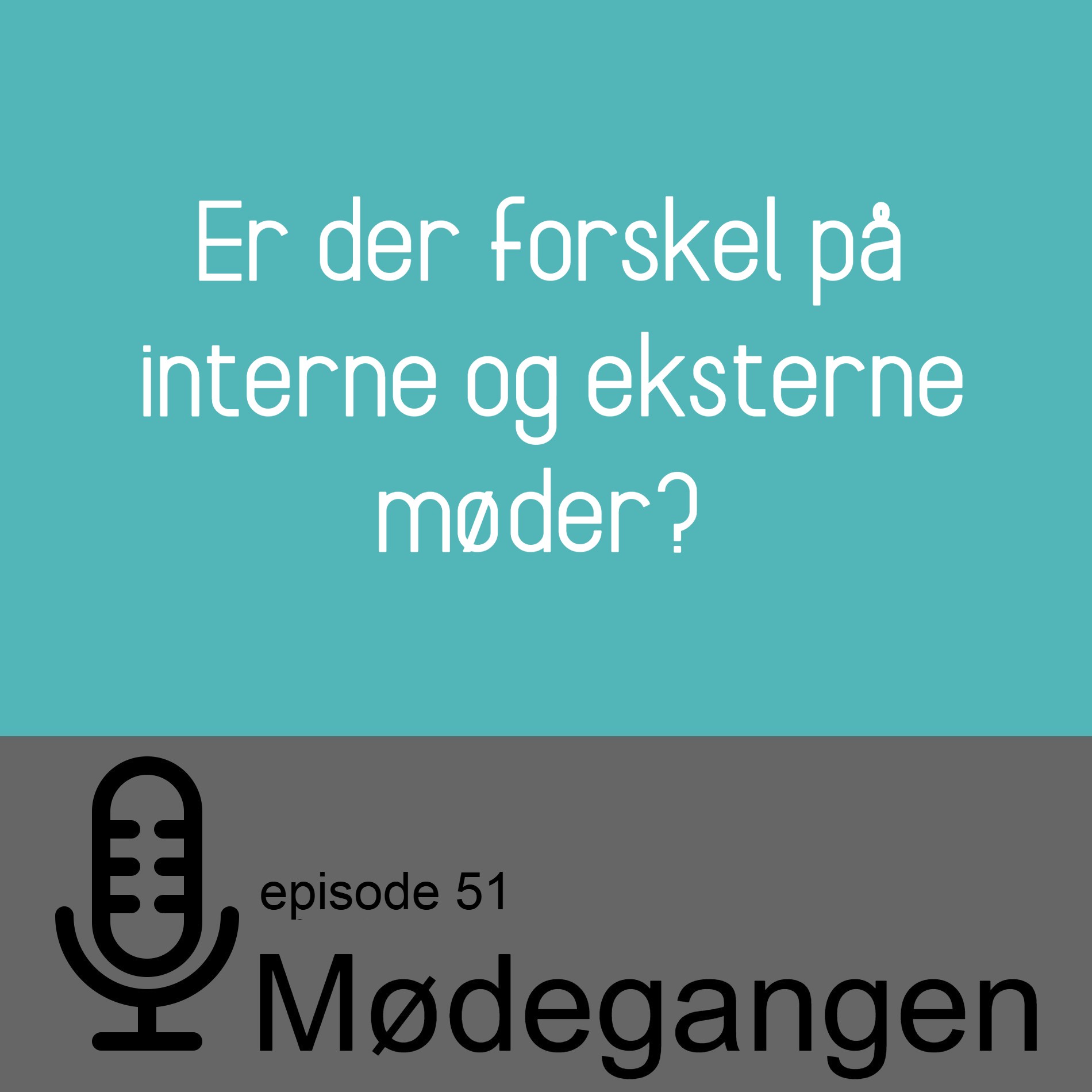 51. Er der forskel på interne og eksterne møder?