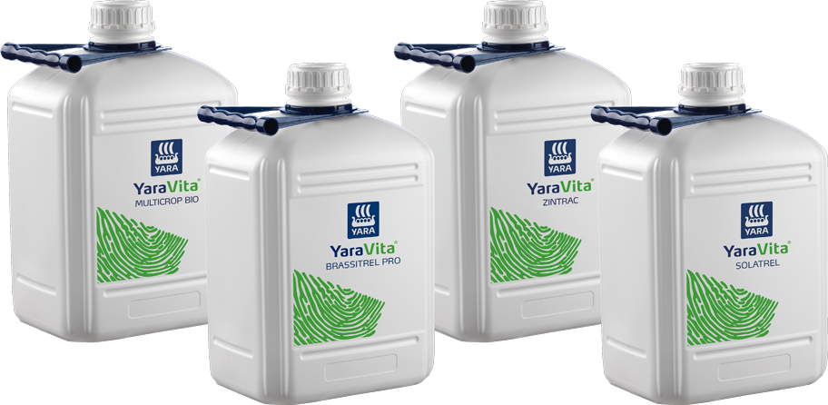 YaraVita-lehtilannoitteiden käyttö eri viljelykasveilla