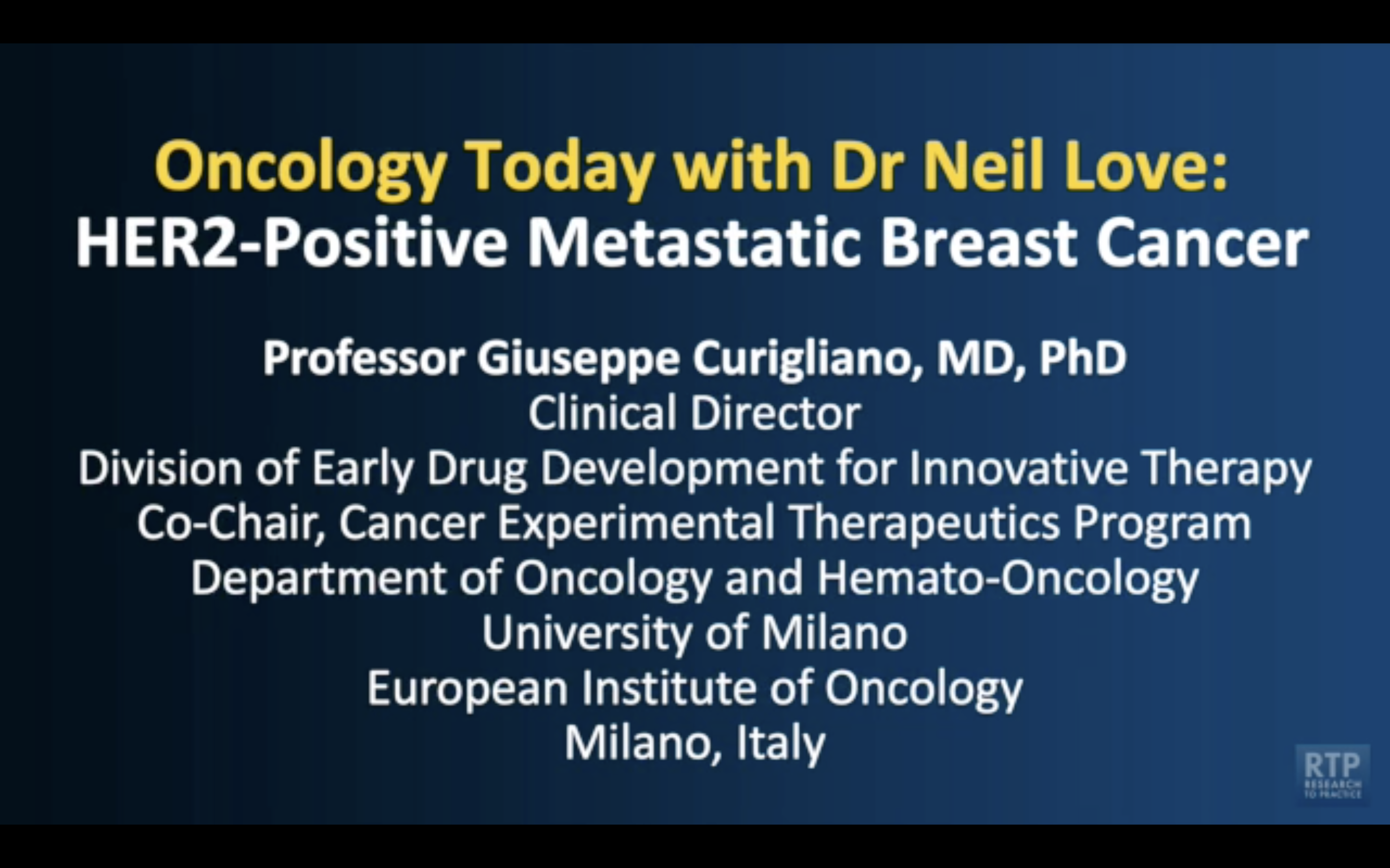 Research To Practice | Oncology Videos