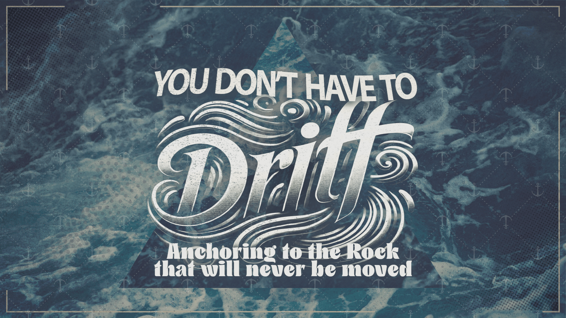 You don't have to drift!