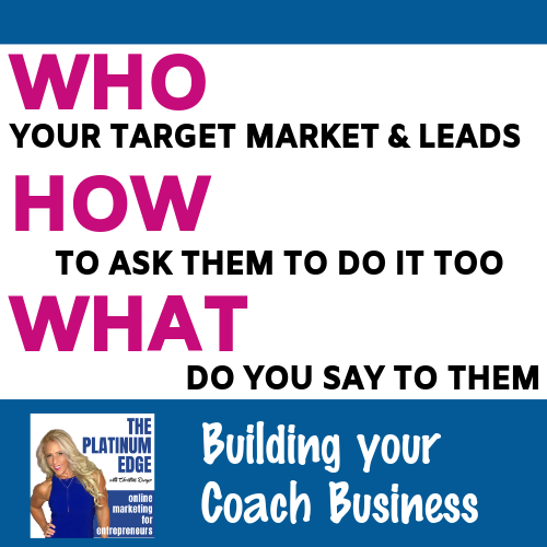 WHO, WHERE, & HOW to Share Coaching & Products- EXAMPLE MESSAGE