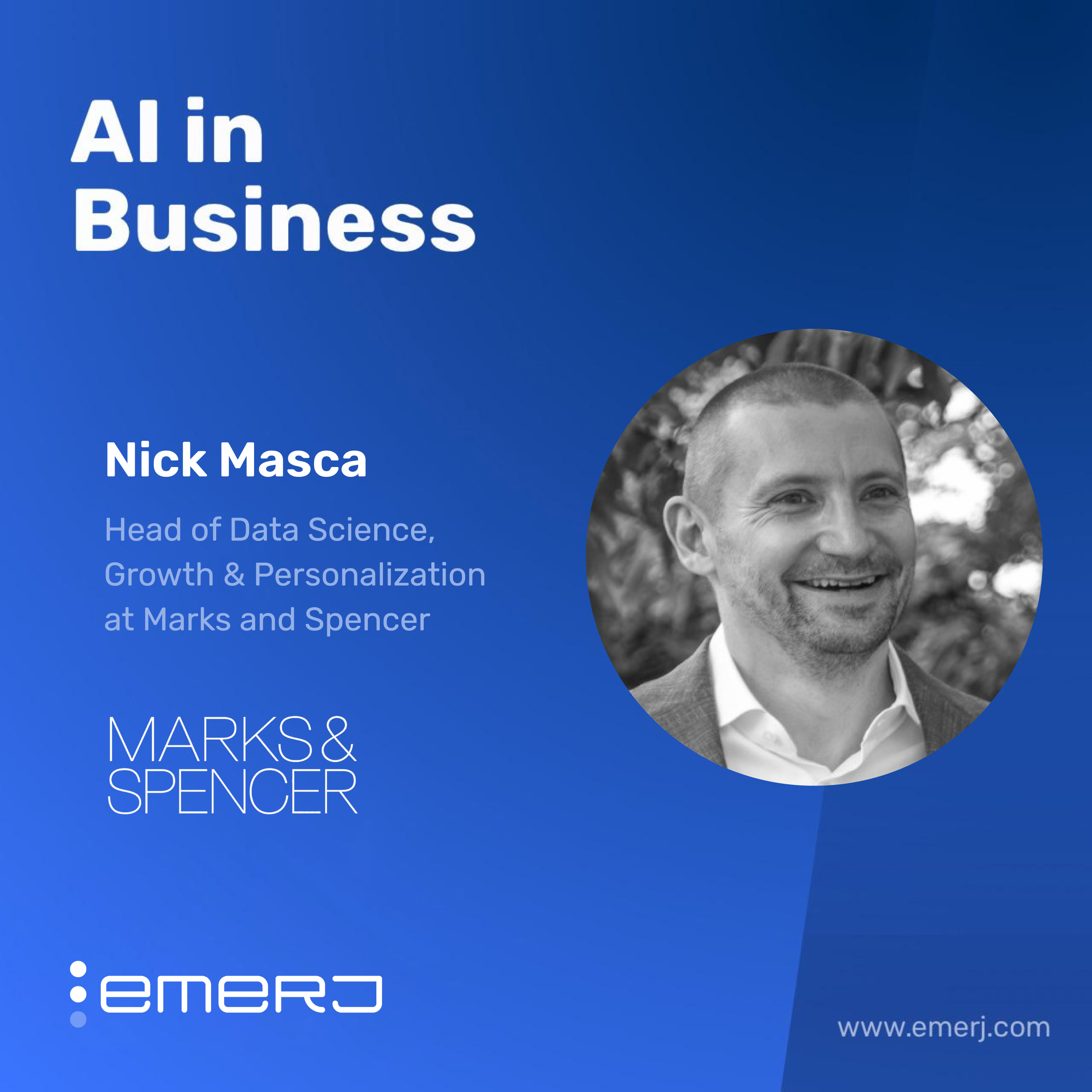 Looking at Retail Challenges from a Data Perspective - with Nick Masca of Marks and Spencer Looking at Retail Challenges from a Data Perspective - with Nick Masca of Marks and Spencer