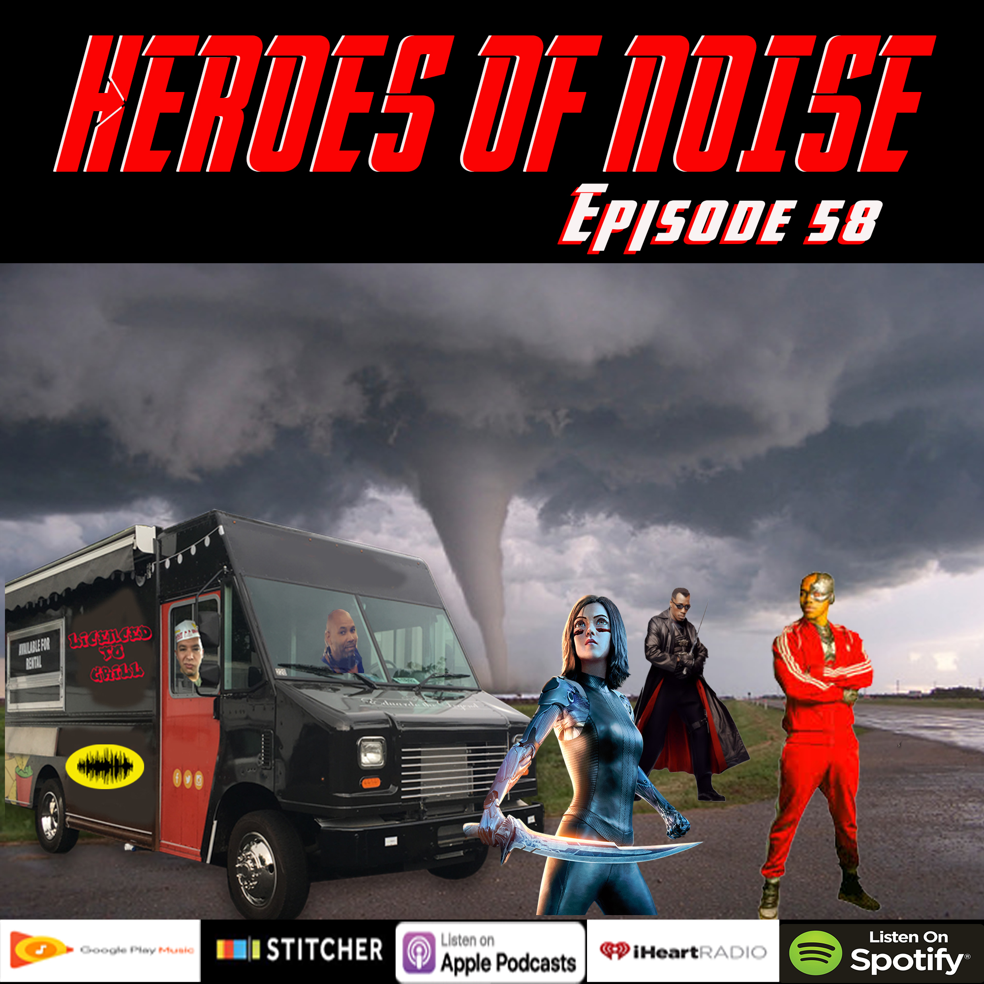 Episode 58 - Dan's Food Truck Dreams,  Steve's White Board Thoughts, Earthquakes and Tornadoes
