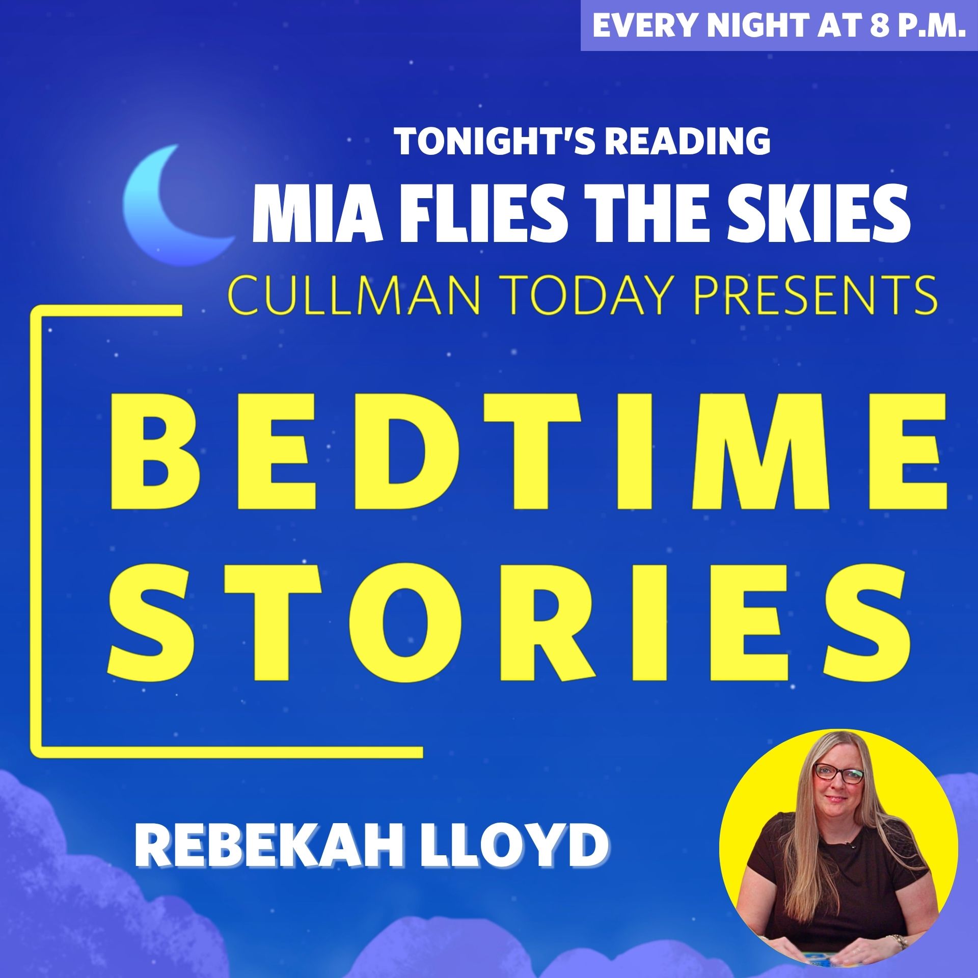 Bedtime Stories – Rebekah Lloyd reads Mia Flies The Skies