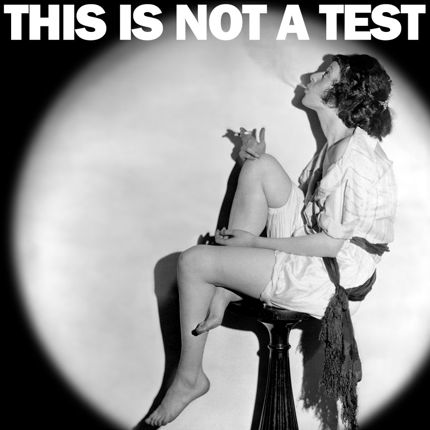 THIS IS NOT A TEST