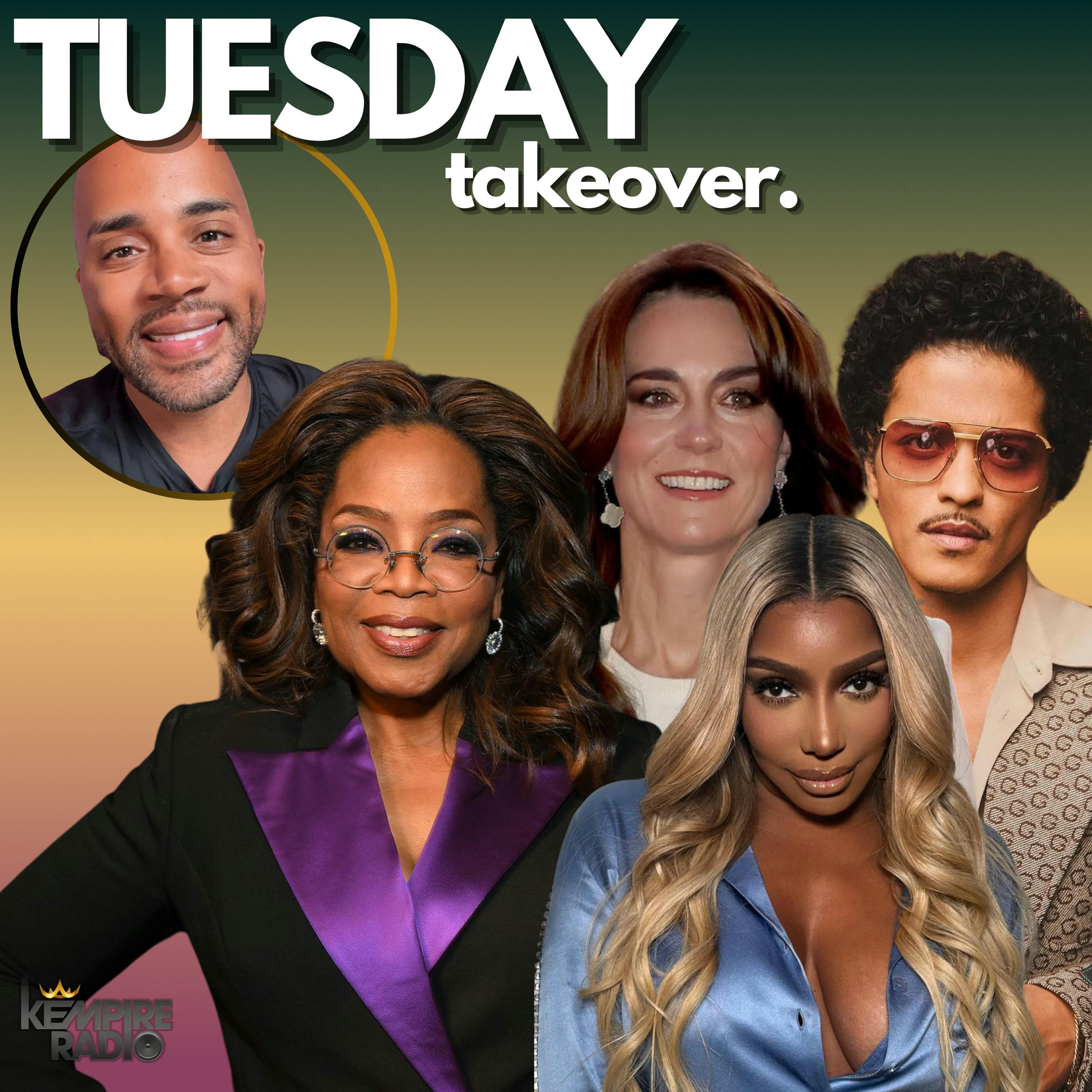 TUESDAY TAKEOVER | Oprah’s Weight Loss Special, Kate Middleton Spotting, Bruno Mars Vindicated? & Nene vs. Porsha