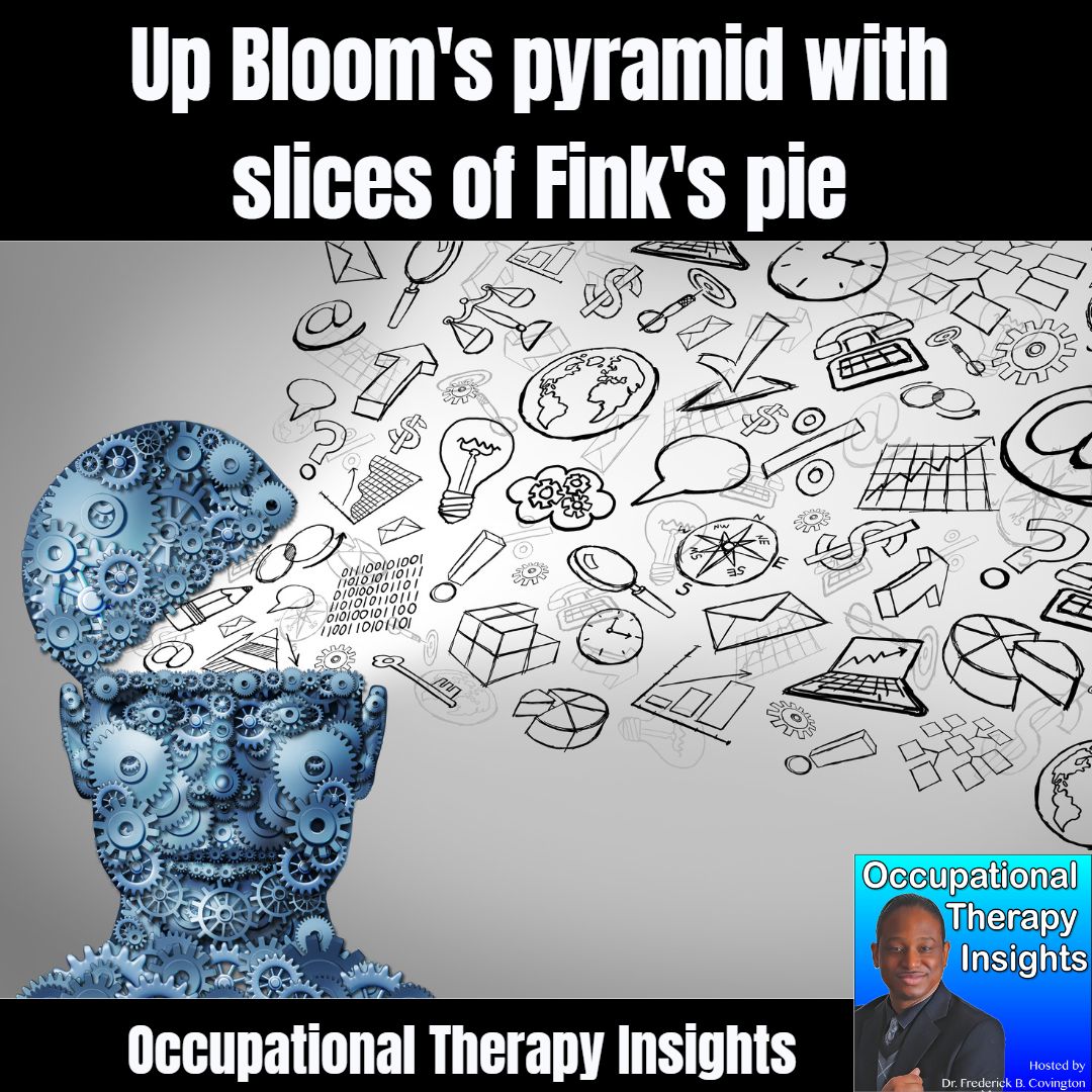 Up Bloom's pyramid with slices of Fink's pie