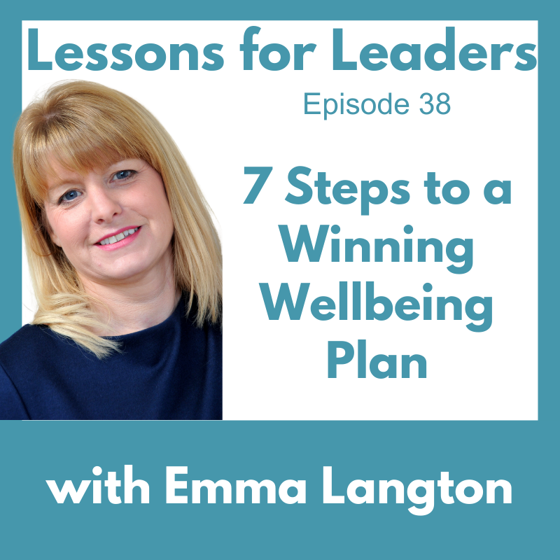 7 Steps to a Winning Wellbeing Plan