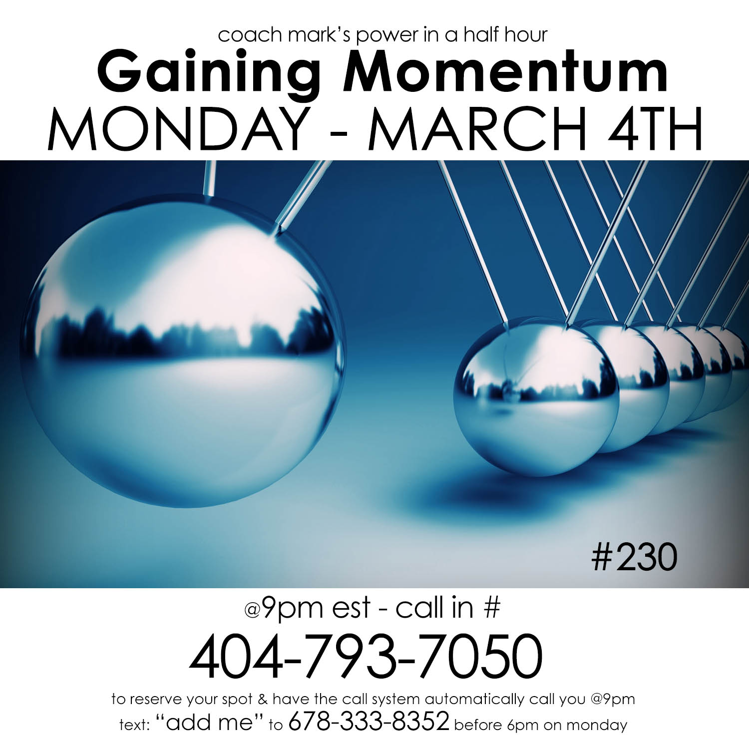 Episode 230: Gaining Momentum