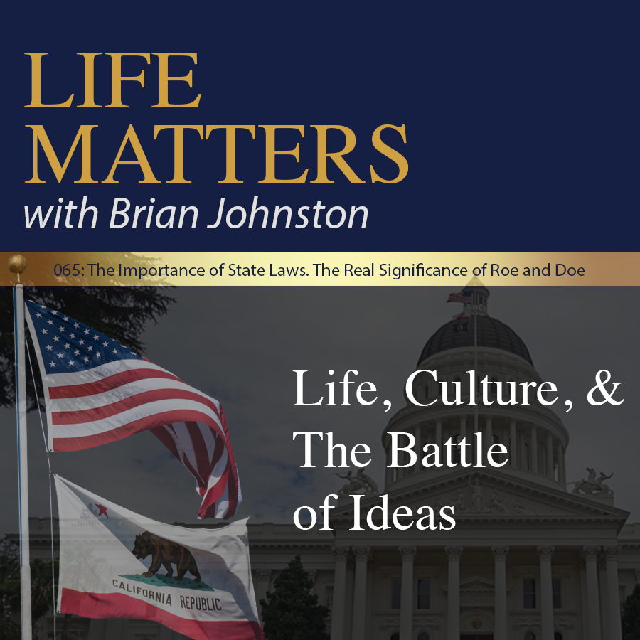 cover of episode 065: The Importance of State Laws. The Real Significance of Roe and Doe