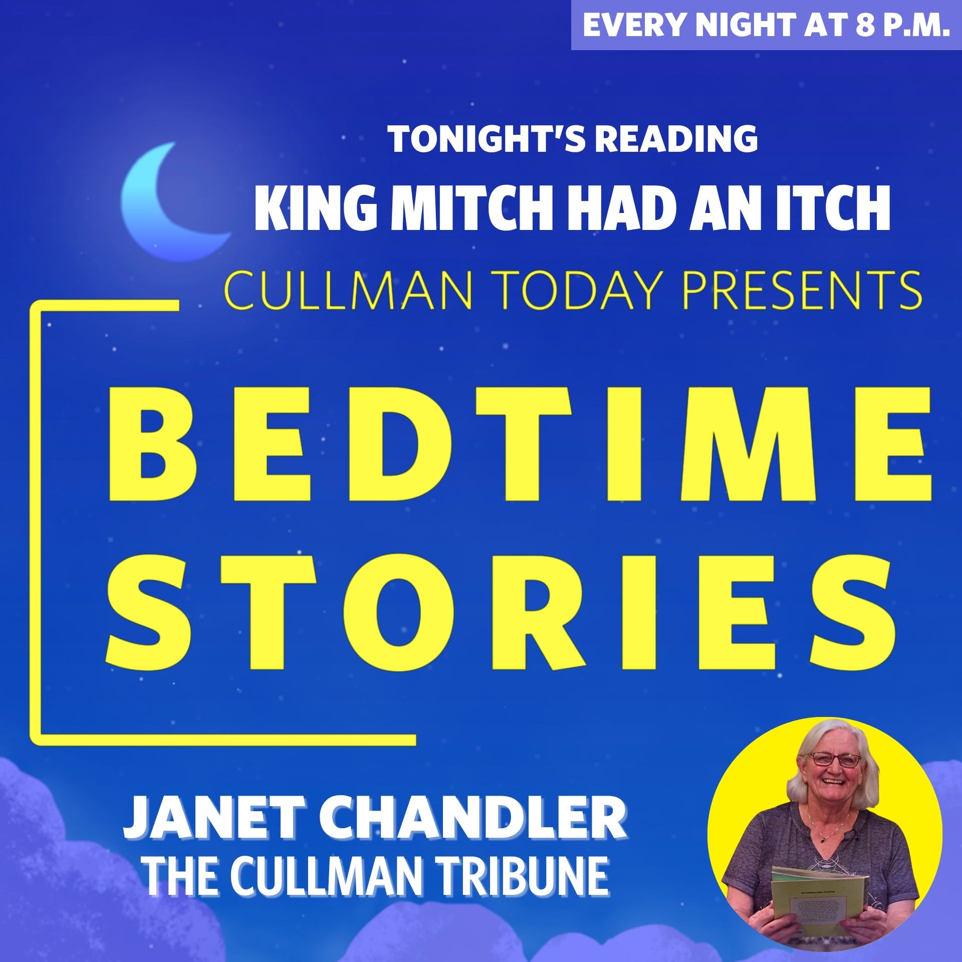Bedtime Stories – Janet Chandler reads King Mitch Had An Itch