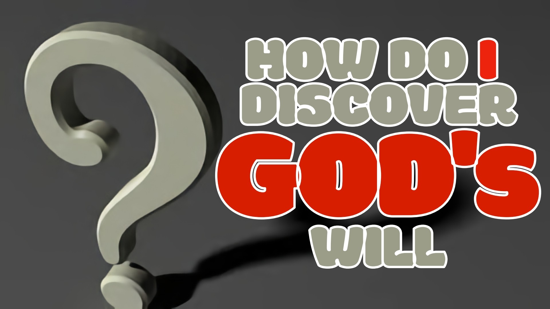 How Do I Discover God's Will  #6 - Let Peace Serve as a Confirmation How Do I Discover God's Will  #6 - Let Peace Serve as a Confirmation