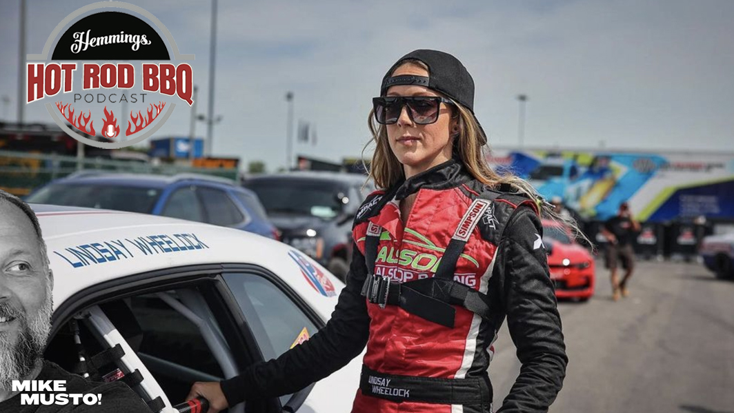 NMCA Factory Stock Showdown Class Drag Racer, Lindsay Wheelock on the Hot Rod BBQ!