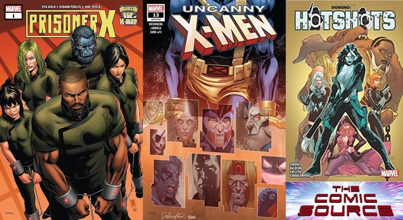 Age of X-Man: Prisoner X #1, Domino Hotshots #1 & Uncanny X-Men #13
