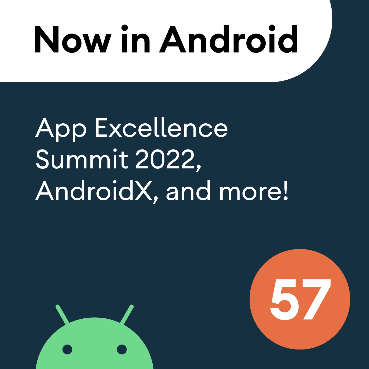 cover of episode 57 - App Excellence Summit 2022, AndroidX, and more!