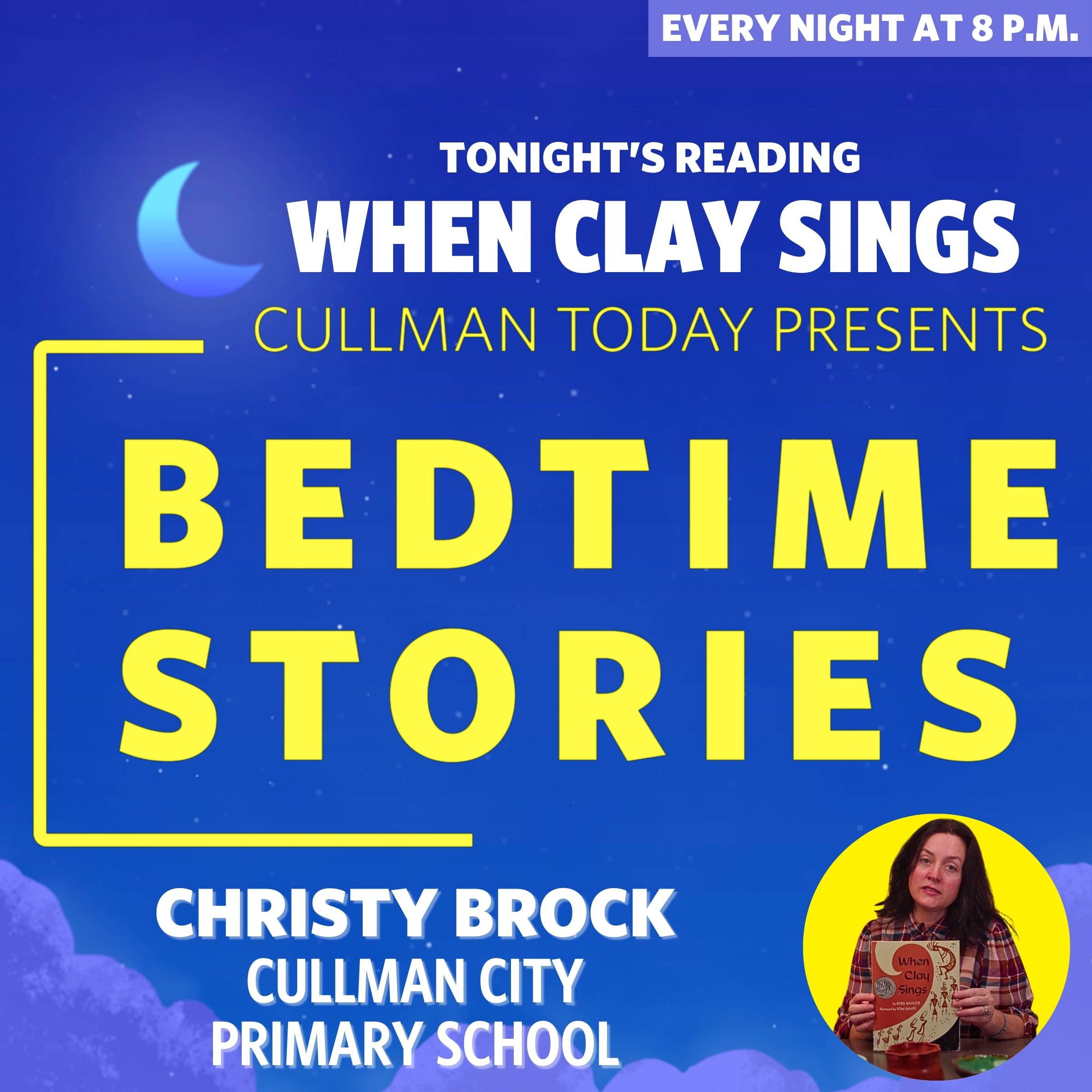 Bedtime Stories – Christy Brock reads When Clay Sings