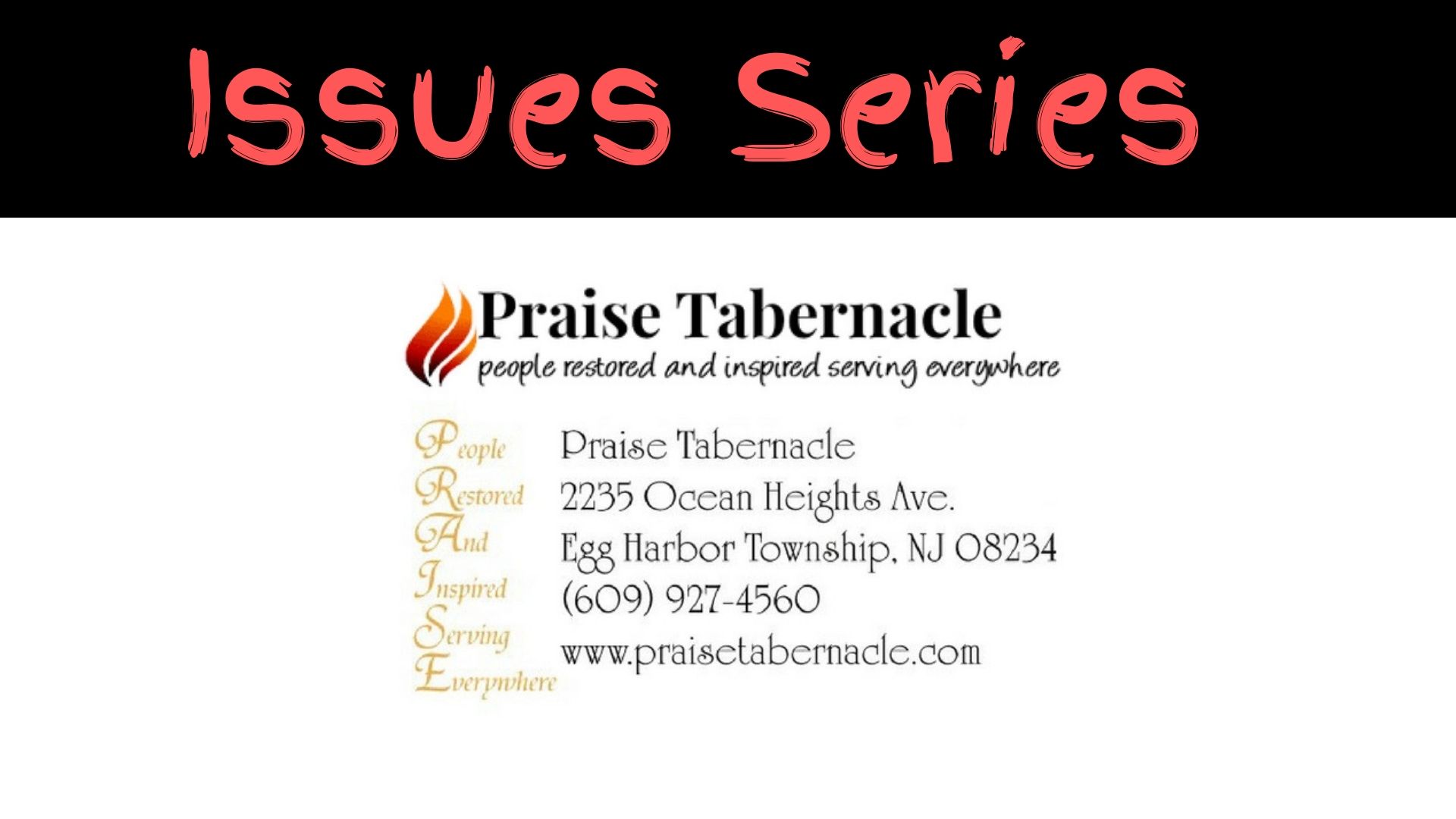 Issues Series Galatians 3