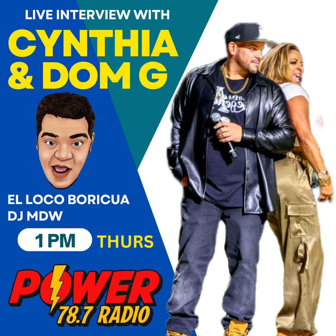 Dreamgirl Cynthia & DOM G Live interview on Power 78.7 Radio