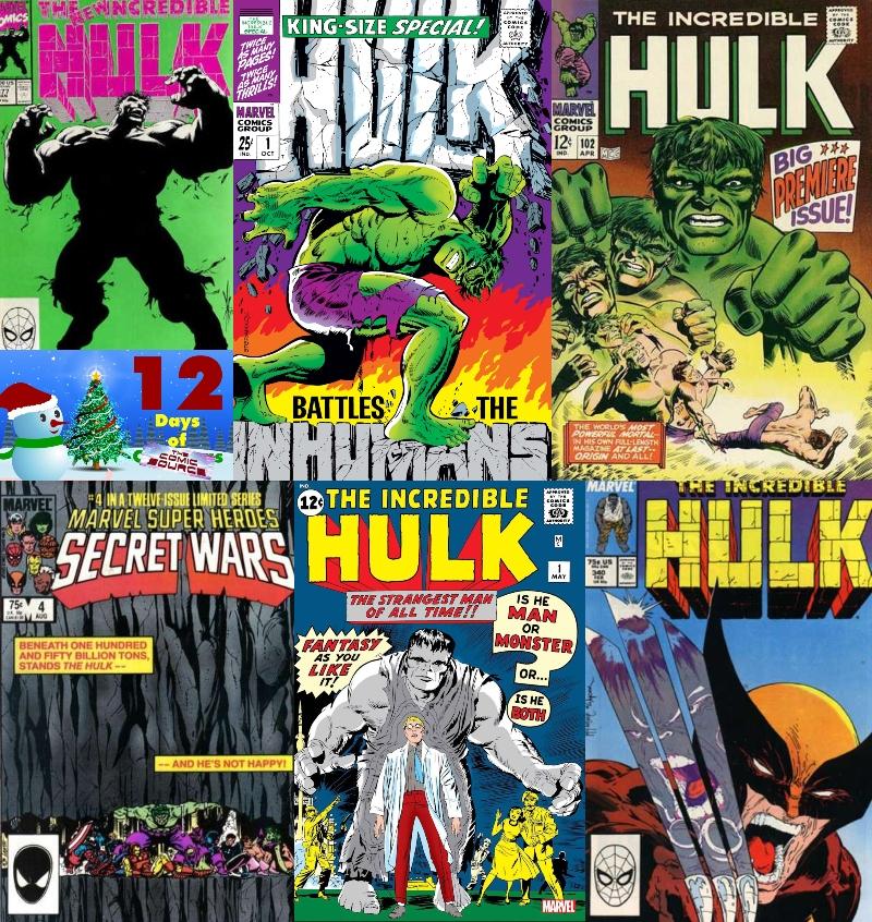 Five Favorite Covers Hulk 12 Days of The Comic Source