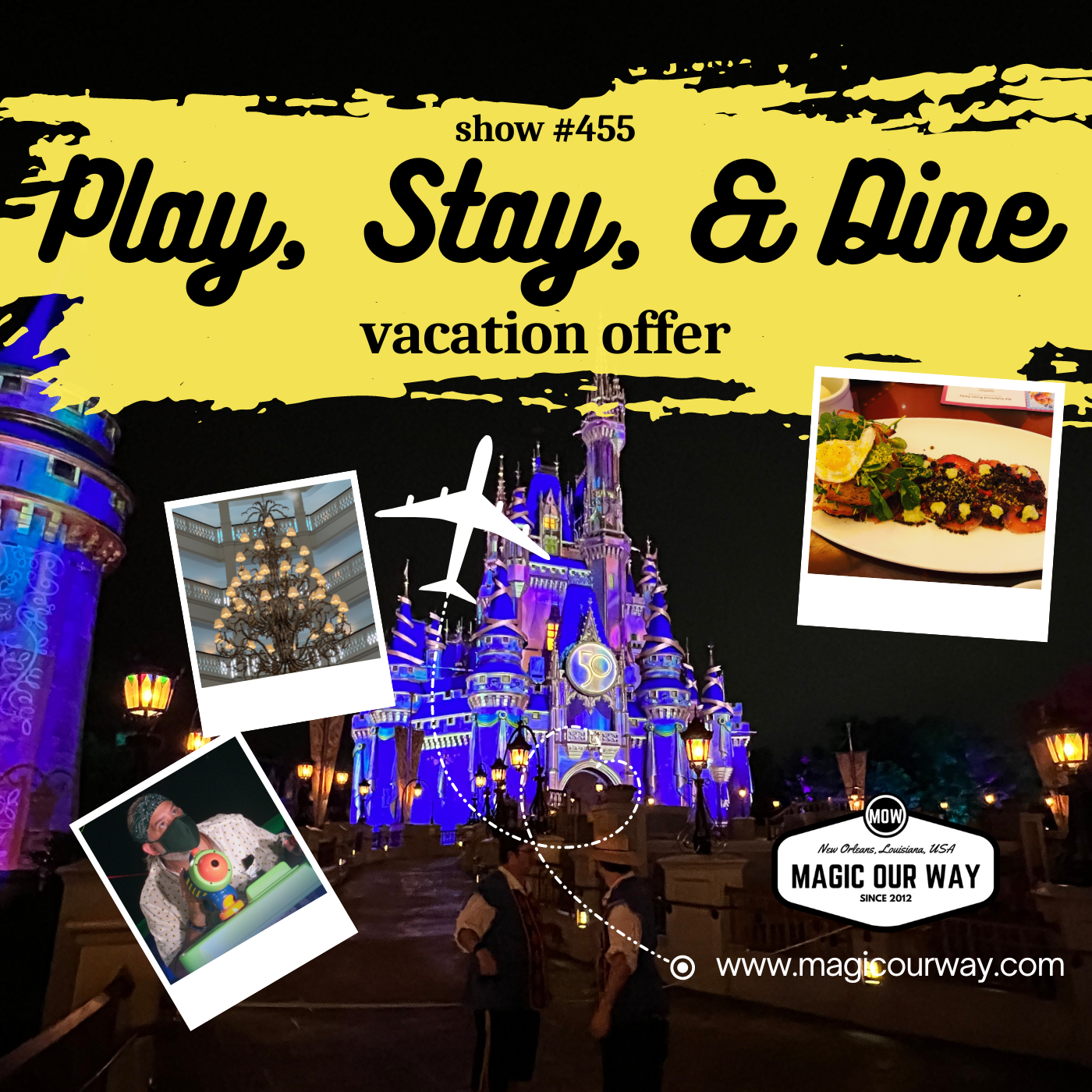 cover of episode Play, Stay, & Dine Vacation Offer - MOW #455