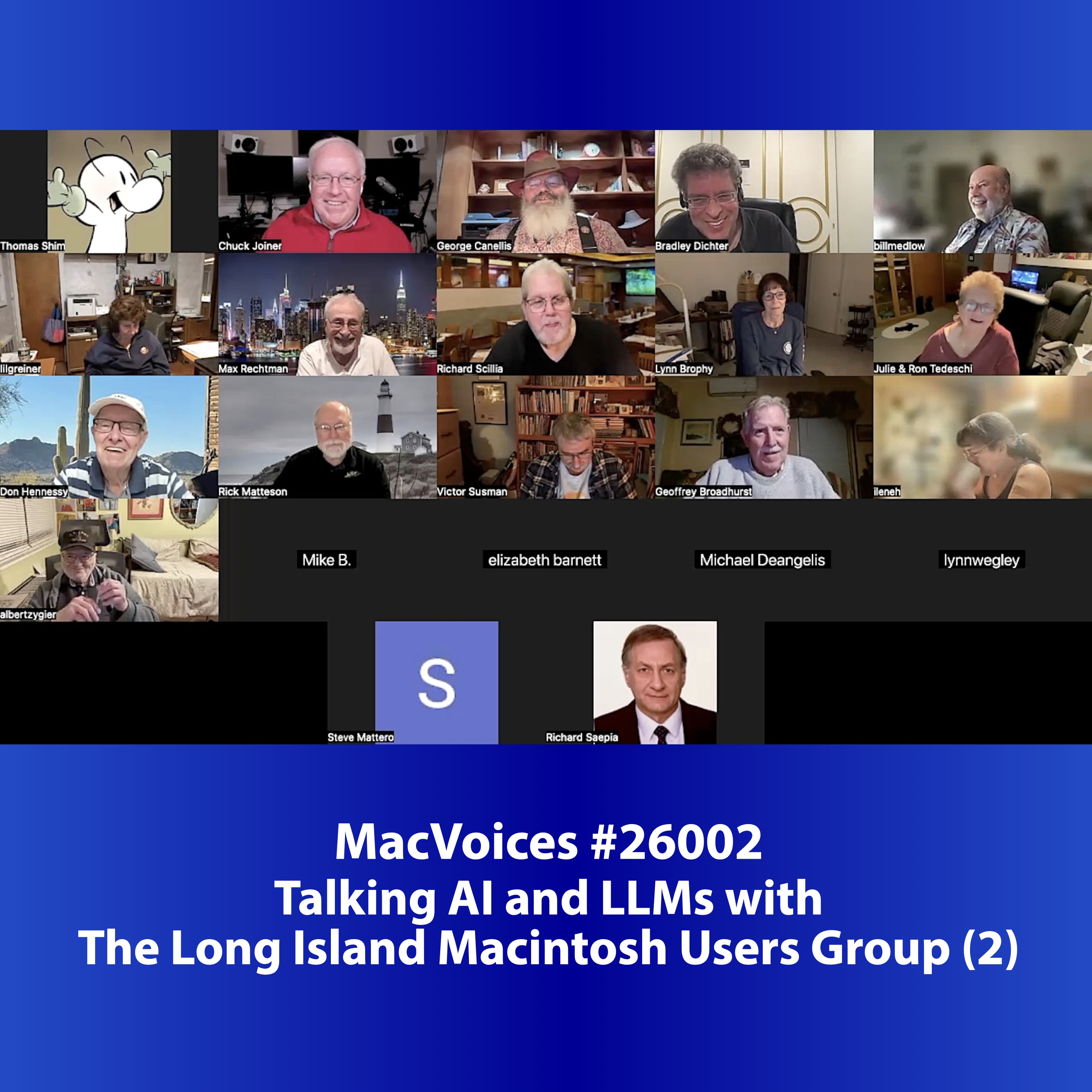 MacVoices #26002: Talking AI and LLMs with The Long Island Macintosh Users Group (2)