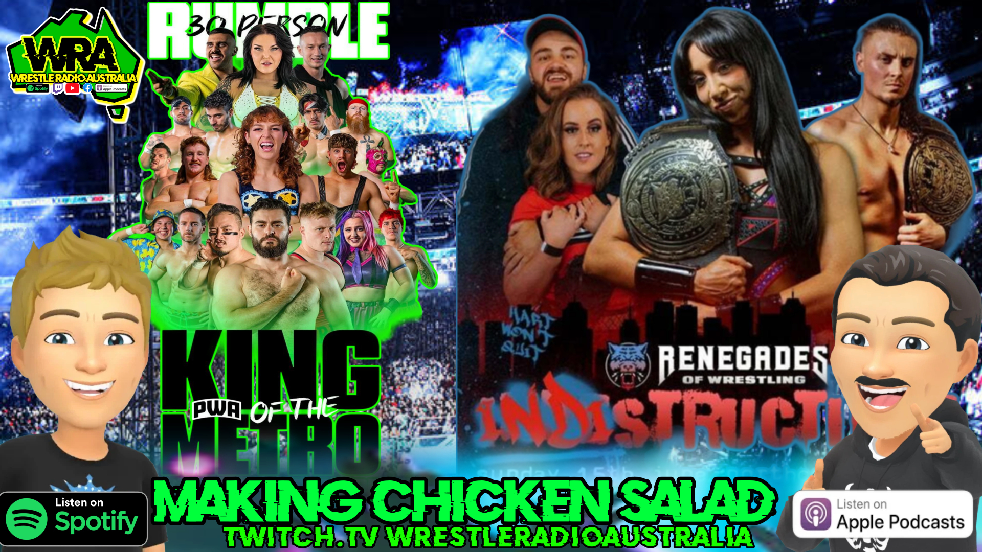 MCS - Renegades: INDIstructible & PWA: King of the Metro Double Header review