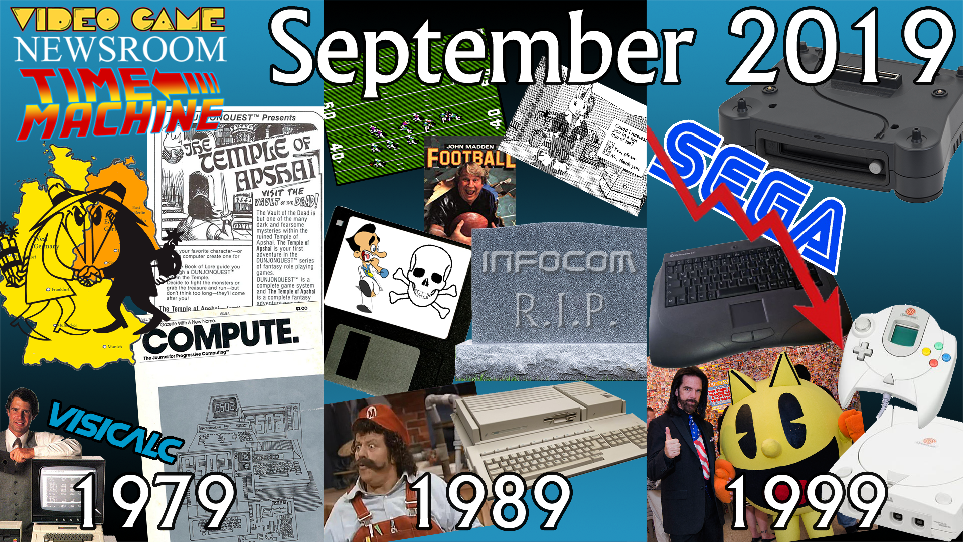 Video Game Newsroom Time Machine