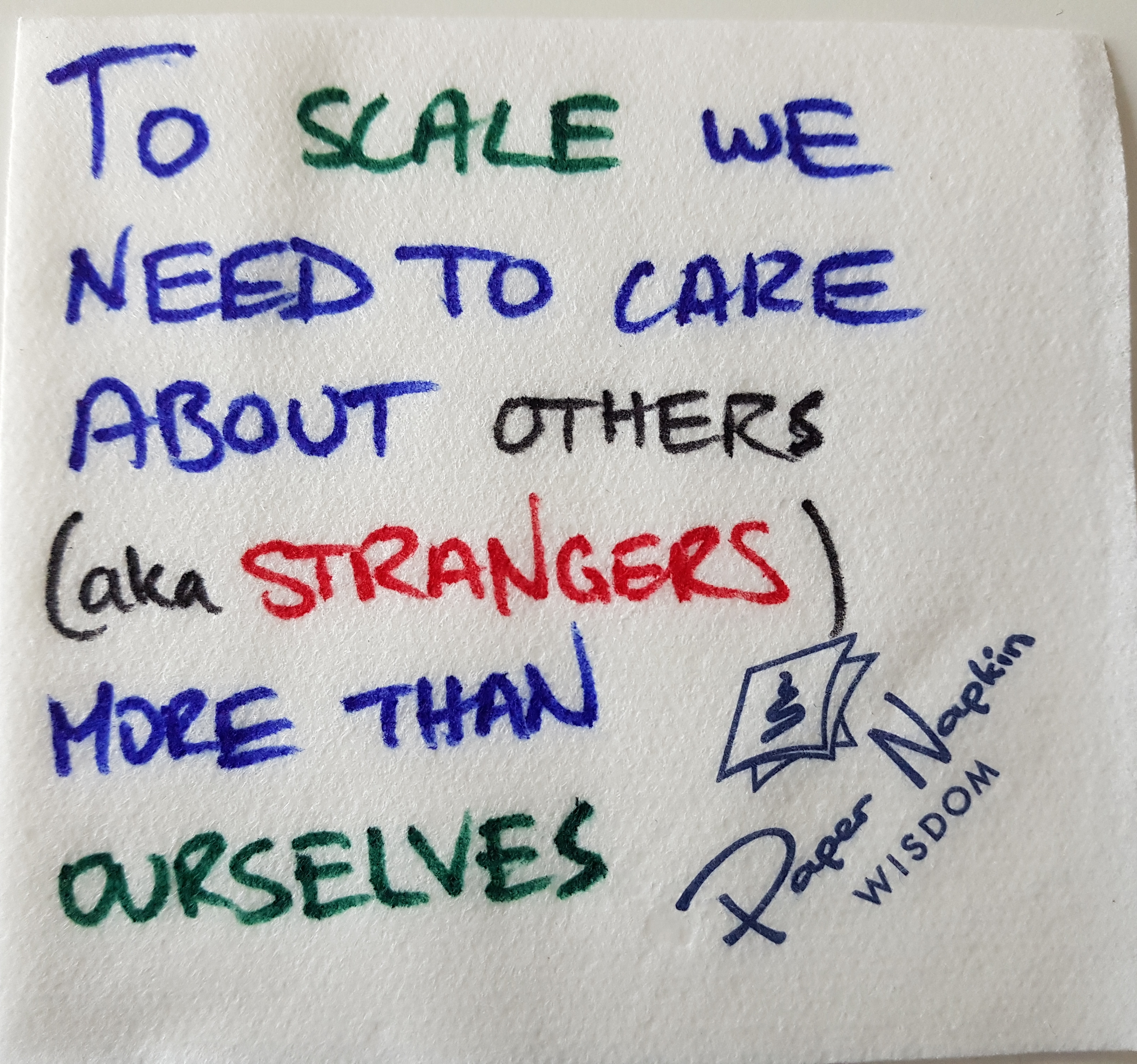 TA 33: To Scale, We Need to Care About Others More Than Ourselves